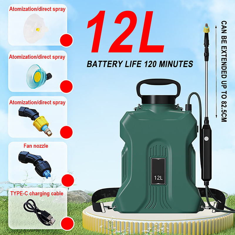 Gardening Tools Quality - Pulvérisateur électrique 12L de haute qualité,