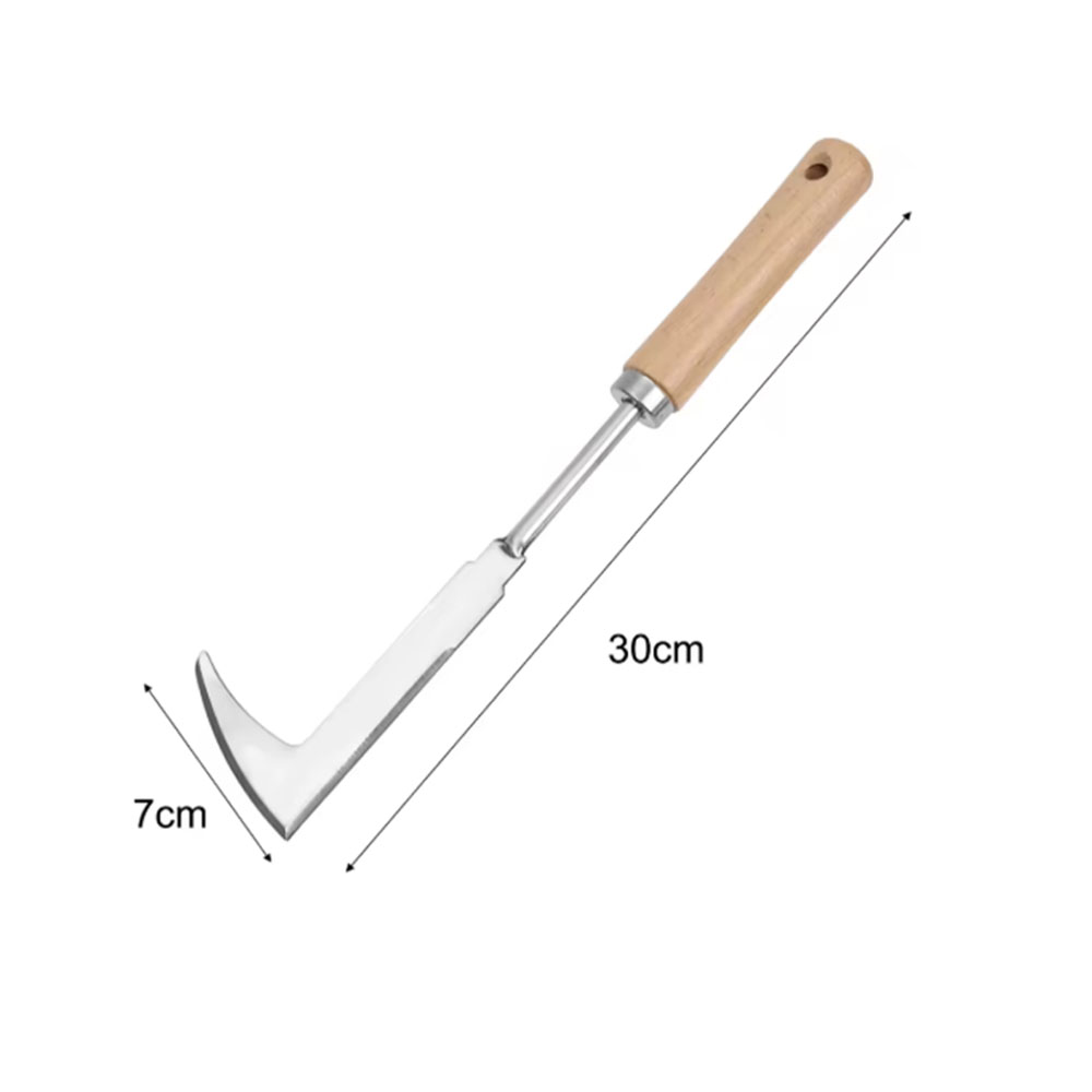 Gardening Hand Tools Yard - Outil de désherbage en acier inoxydable,