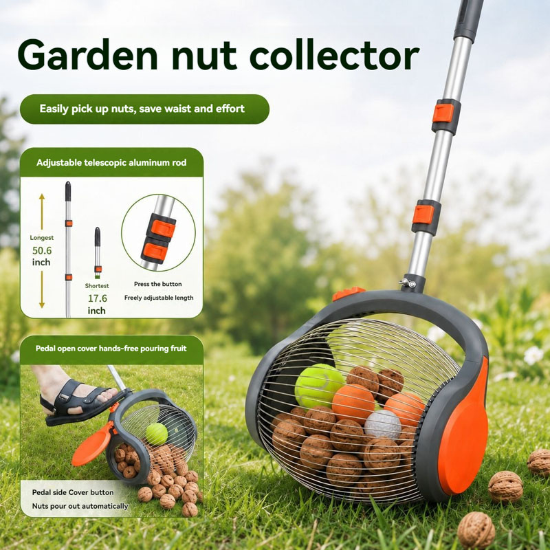 Gardening Hand Tools Yard - Ramasseur de noix léger de 50,6