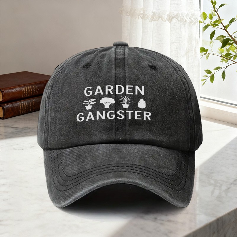 Gardening Tools Logo - 1pc Casquette Snapback Ajustable Garden Gangster