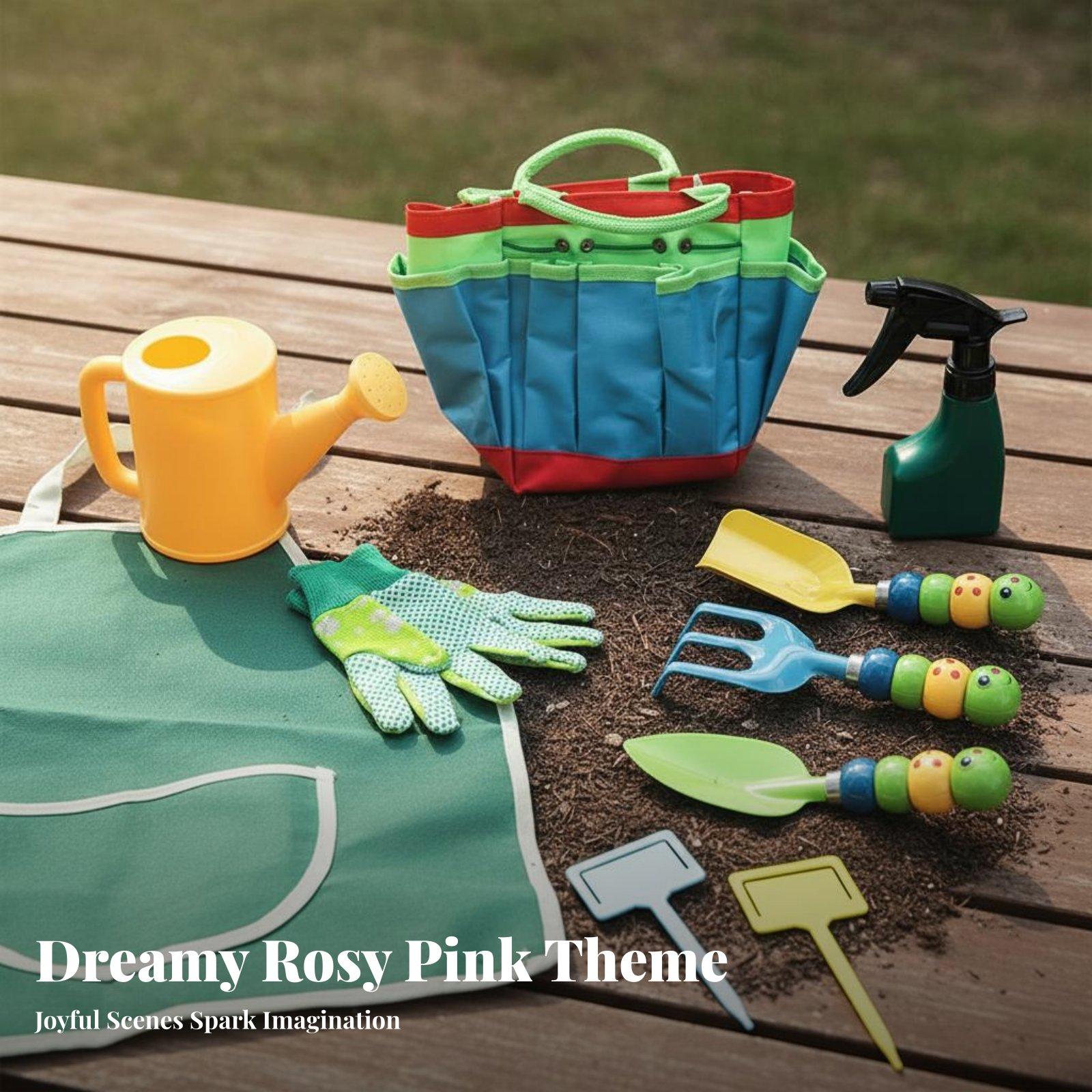 Gardening Tools For Young Children - Ensemble de 10 outils de jardinage