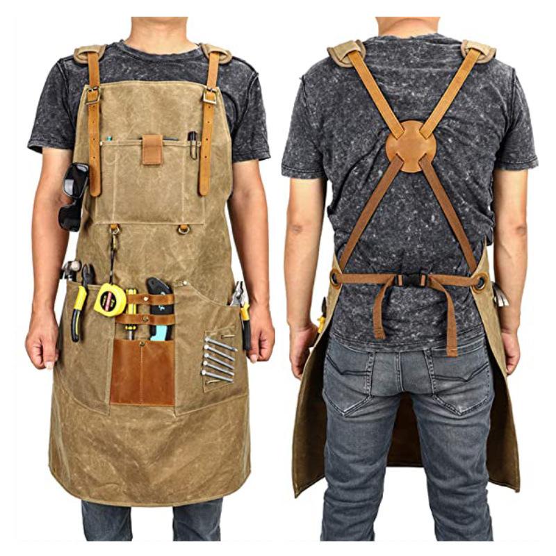 Gardening Tools Logo - Tablier en toile pour hommes, outil