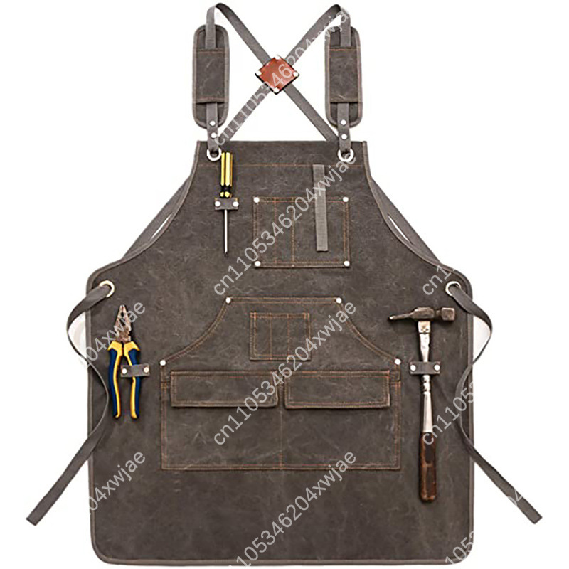 Gardening Tools Logo - Tablier en toile robuste avec logo