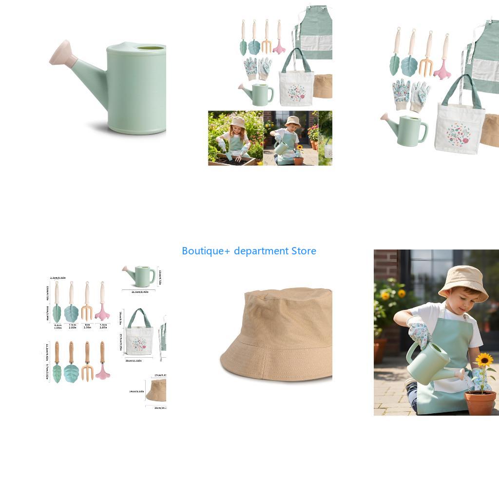 Junior Gardening Tools - E1PD Ensemble d'équipement jardin brillamment coloré