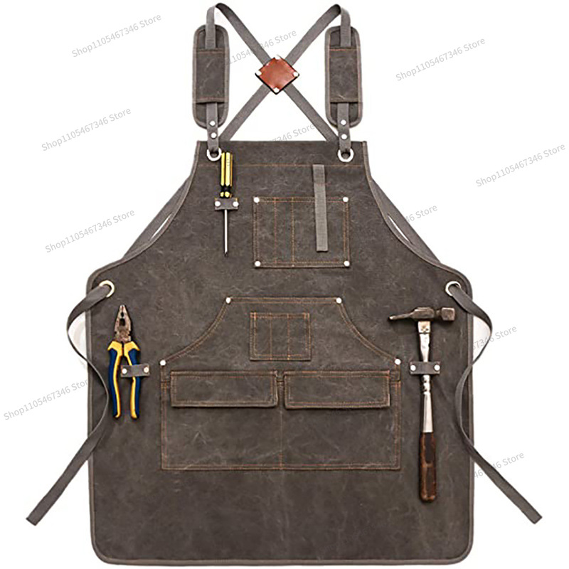 Tablier en toile épaisse perso - Gardening Tools Logo avis et prix