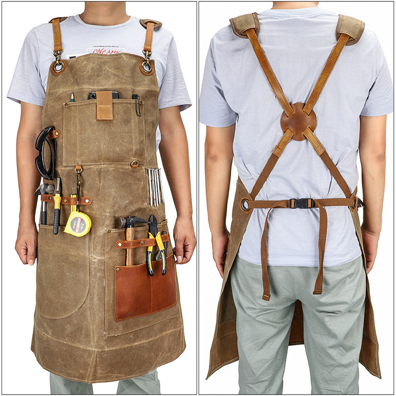 Tablier en toile cirée pour l' - Gardening Tools Logo avis et prix