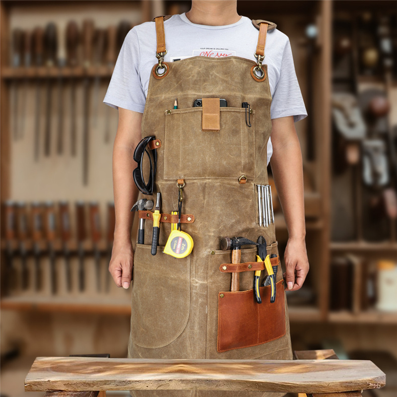 Tablier en toile cirée pour l' - Gardening Tools Logo avis et prix