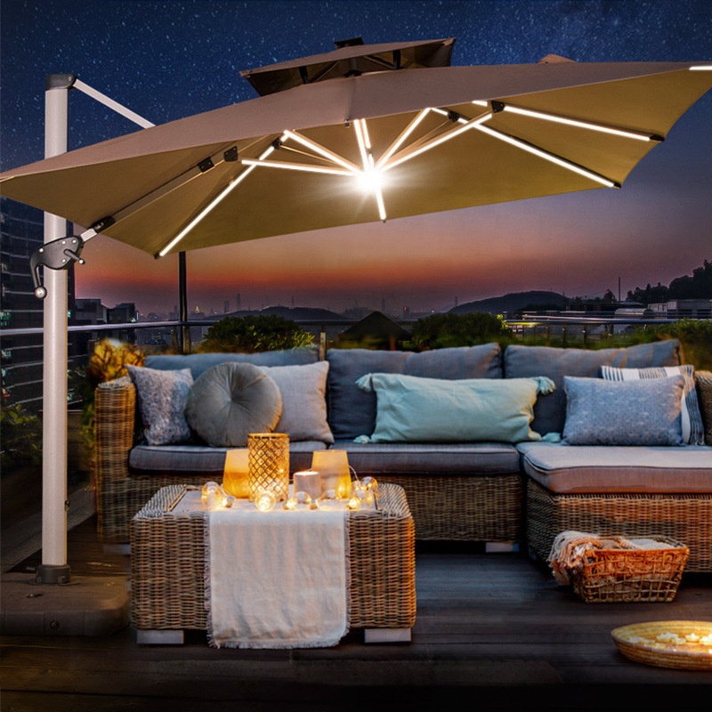 Parasol de jardin commercial r - Gardening Tools Logo avis et prix