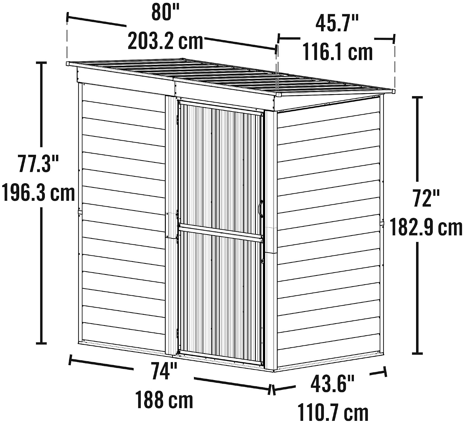 Abri de jardin compact en acie - Gardening Tools In avis et prix